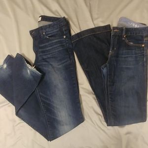 2-pr. Gap Jeans, Talls/Long, Size 4